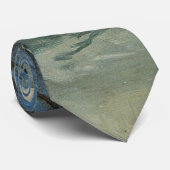 Vintage Christmas, Central Park in Winter Glackens ネクタイ (ロール)