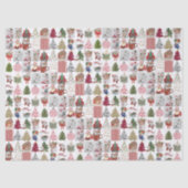 Vintage Christmas Collage | Retro Holiday Gift  薄葉紙 (正面)