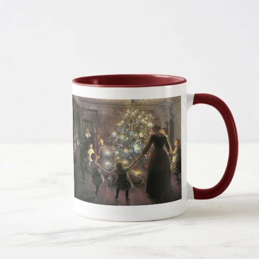 Vintage_Christmas_dance_mug マグカップ (右)