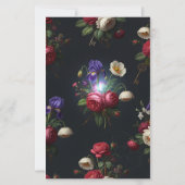 Vintage Christmas Deer Decoupage Art (裏面)