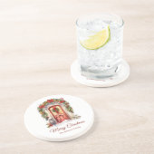 Vintage Christmas Door Coaster コースター (側面)