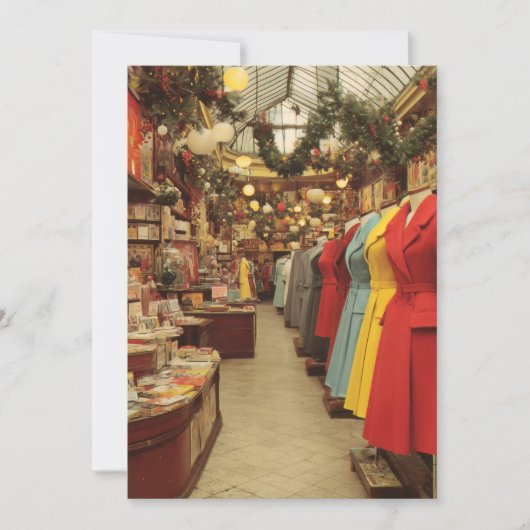 Vintage Christmas Fashion Arcade シーズンカード (正面)