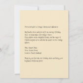 Vintage Christmas Fashion Arcade シーズンカード (裏面)