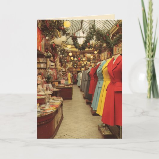 Vintage Christmas Fashion Arcade シーズンカード (正面)