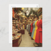 Vintage Christmas Fashion Arcade シーズンポストカード (正面/裏面)