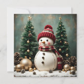 Vintage Christmas - Flat Card (正面)