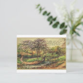 Vintage Christmas Greetings Postcard ポストカード (スタンド正面)