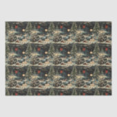 Vintage Christmas Holiday 薄葉紙 (正面)