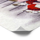 Vintage Christmas Holiday retro Angels poster ポスター (角)