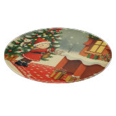 Vintage Christmas Illustration カッティングボード (角)