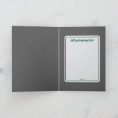 Vintage Christmas Illustration カード (内部)