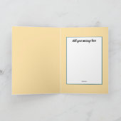 Vintage Christmas Illustration カード (内部)