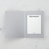 Vintage Christmas Illustration カード (内部)