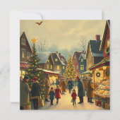 Vintage Christmas Illustration シーズンカード (正面)
