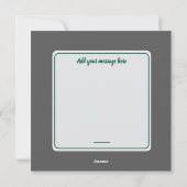 Vintage Christmas Illustration シーズンカード (裏面)