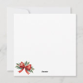 Vintage Christmas Illustration シーズンカード (裏面)