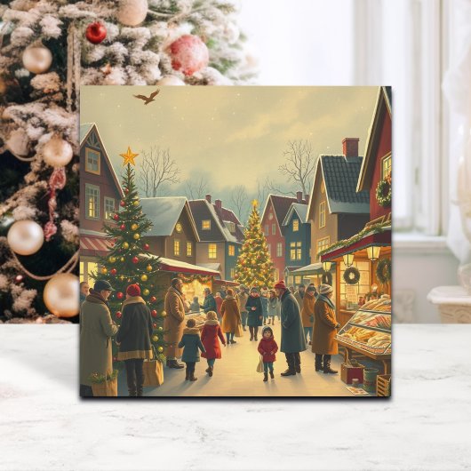 Vintage Christmas Illustration シーズンカード