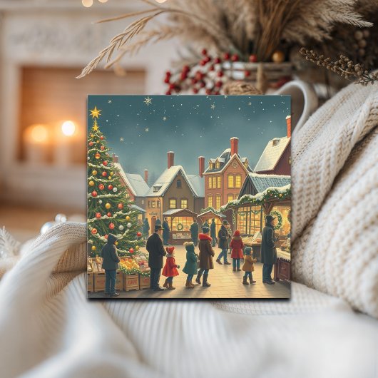 Vintage Christmas Illustration シーズンカード