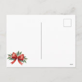 Vintage Christmas Illustration シーズンポストカード (裏面)