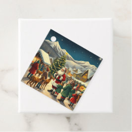 Vintage Christmas Illustration フェイバータグ