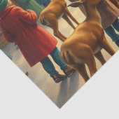 Vintage Christmas Illustration 薄葉紙 (詳細)