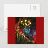 Vintage Christmas in New York Display シーズンポストカード (正面/裏面)