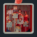 Vintage Christmas in New York Display メタルオーナメント<br><div class="desc">5番街のウィンドウ表示</div>