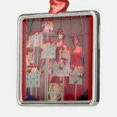 Vintage Christmas in New York Display メタルオーナメント (左)