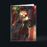Vintage Christmas in New York Window Display シーズンカード<br><div class="desc">5th Avenueウィンドウの表示</div>