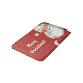 Vintage Christmas, Jolly Santa Claus Winking バスマット (アングル)