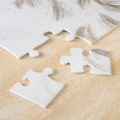 Vintage Christmas, Jolly Santa Claus with Smile ジグソーパズル (側面)