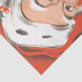 Vintage Christmas, Jolly Santa Claus with Smile 薄葉紙 (詳細)
