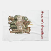 Vintage Christmas Kitchen Towel Collection キッチンタオル (横)