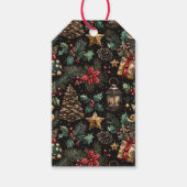 Vintage Christmas Lanterns ギフトタグ (正面)
