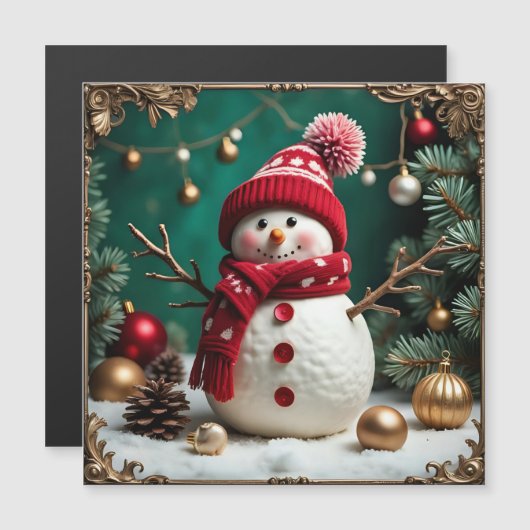 Vintage Christmas - Magnetic Card (正面/裏面)