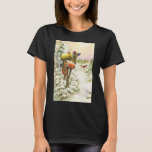 Vintage Christmas, Mailboxes in Winter Landscape Tシャツ<br><div class="desc">ヴィンテージイラストレーションビクトリアンエラメリークリスマスの休日の画像は、雪の上にクリスマスのメールと冬のプレゼントで満たされたメールボックスの雪の風景を特徴とする。馬描車が雪の通りを横に木々と森で走っている。ハッピーホリデーと季節のご挨拶！</div>