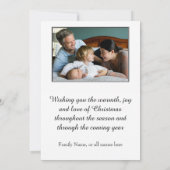 Vintage Christmas Memories image plus Your Photo (裏面)