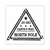 Vintage Christmas North-pole ラバースタンプ (インプリント)