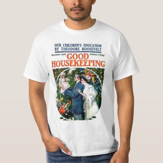 Vintage Christmas of Good Housekeing誌 Tシャツ (正面)