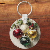 Vintage Christmas Ornaments キーホルダー (裏面)