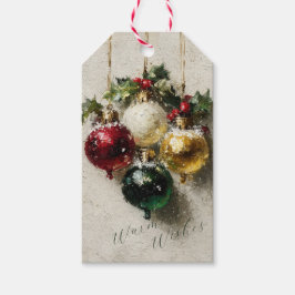 Vintage Christmas Ornaments ギフトタグ
