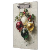 Vintage Christmas Ornaments クリップボード (左)