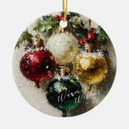 Vintage Christmas Ornaments セラミックオーナメント