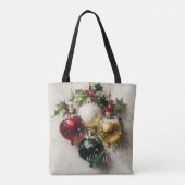 Vintage Christmas Ornaments トートバッグ (裏面)