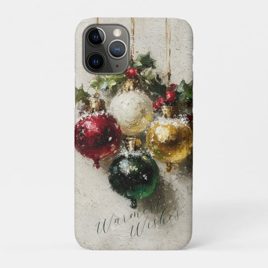 Vintage Christmas Ornaments Case-Mate iPhoneケース (裏)