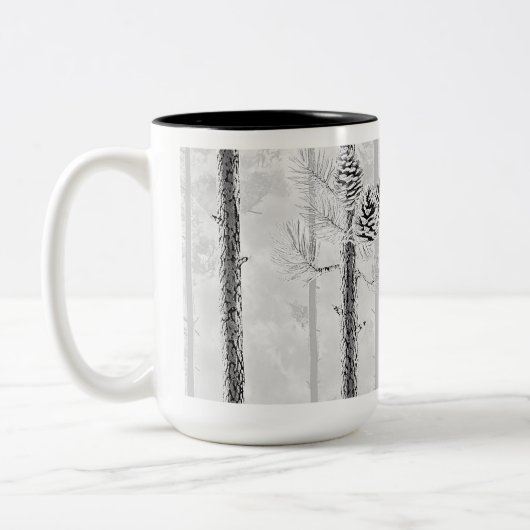 Vintage Christmas Ornaments Coffee Mug ツートーンマグカップ (左)