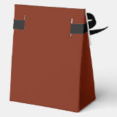 Vintage Christmas Party Plaid Classic Family Photo フェイバーボックス (裏面)