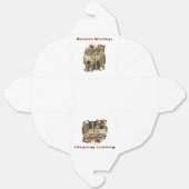 Vintage Christmas Party Tableware Collection フェイバーボックス (見開き)