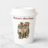  Vintage Christmas Party Tableware Collection 紙コップ (正面)