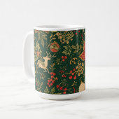 Vintage Christmas Pattern - Coffee Mug コーヒーマグカップ (正面左)